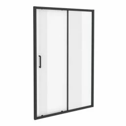 Toreno Matt Black 1400 X 1850 Sliding Shower Door -Dream Bathroom Shop BLK14SLD d2 460