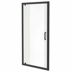 Toreno Matt Black 800 X 1850 Pivot Shower Door -Dream Bathroom Shop BLK8PVD d3 460