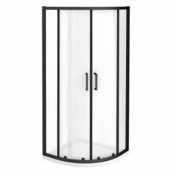 Toreno Matt Black 800 X 800mm Quadrant Shower Enclosure -Dream Bathroom Shop BLK8Q2D d2 460