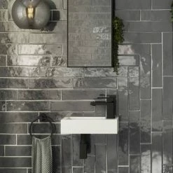 Toreno Modern Black Basin Mono Mixer Tap -Dream Bathroom Shop BLT7132 detail4 460