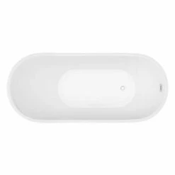 Toreno 1700 X 750mm Modern Slipper Freestanding Bath -Dream Bathroom Shop FB75 n d3 460