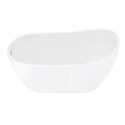 Toreno 1370 Small Modern Slipper Free Standing Bath -Dream Bathroom Shop GD8225 137 n d2 460