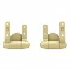 Toreno Wooden Toilet Seat Hinge Pack Brushed Brass