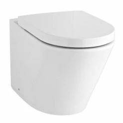 Toreno Cloakroom Suite Inc. Modern Toilet (White Gloss) -Dream Bathroom Shop MCSGW n d2 460