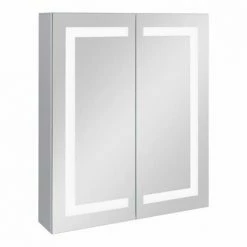 Toreno 600x700mm LED Illuminated 2-Door Mirror Cabinet Incl. Motion Sensor - MIR014 -Dream Bathroom Shop MIR014 nd1 460