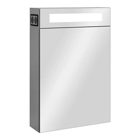 Toreno 400x600mm LED Illuminated Mirror Cabinet Inc. Bluetooth, Infrared Sensor & Shaving Port - MIR016 1 Toreno 400x600mm LED Illuminated Mirror Cabinet Inc. Bluetooth, Infrared Sensor & Shaving Port - MIR016