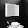 Toreno 800x600mm LED Illuminated Bathroom Mirror Inc. Anti-Fog & Touch Sensor - MIR019