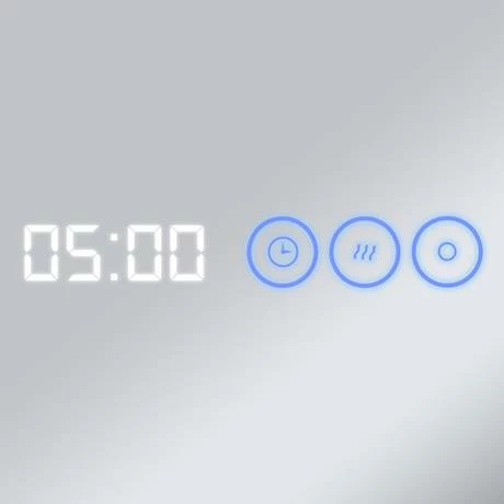 Toreno 500x700mm LED Illuminated Mirror Inc. Anti-Fog, Digital Clock & Touch Sensor - MIR020 2 Toreno 500x700mm LED Illuminated Mirror Inc. Anti-Fog, Digital Clock & Touch Sensor - MIR020 - Image 2