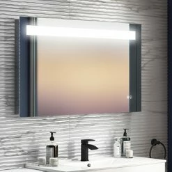 Toreno 1000 X 600mm Landscape LED Back-lit Bluetooth Mirror With Touch Sensor