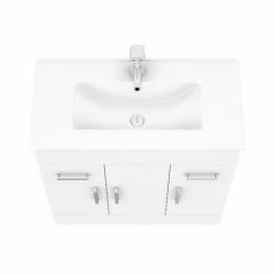 Toreno 1300mm Gloss White Vanity Unit Bathroom Suite - Depth 400/200mm 13 Toreno 1300mm Gloss White Vanity Unit Bathroom Suite - Depth 400/200mm -Dream Bathroom Shop MOD1300 n d3 460