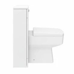 Toreno 500mm BTW Toilet Unit Inc. Cistern + Square Pan (Depth 200mm) -Dream Bathroom Shop MODBTWSQ D3 460