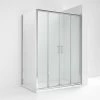 Toreno 1400 X 700mm Double Sliding Door Shower Enclosure Without Tray