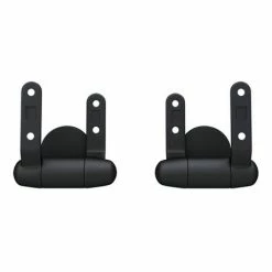 Toreno High Gloss White MDF Bottom Fixing Toilet Seat Matt Black Hinges -Dream Bathroom Shop MSC020 N MB d4 460