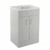 Toreno Light Grey 500mm Modern Vanity Unit