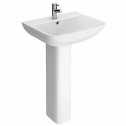 Toreno Modern Bathroom Suite (with Double Ended Bath) Various Sizes -Dream Bathroom Shop TDEBS d2 460