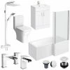 Toreno L-Shaped 1600 Complete Bathroom Package