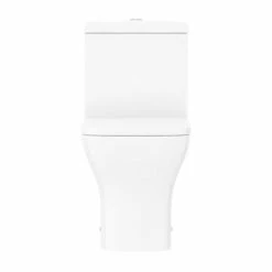 Toreno Square Rimless Close Coupled Toilet + Soft Close Seat -Dream Bathroom Shop TSRWC d3 460