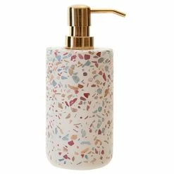 Toreno Terrazzo-Effect Concrete Lotion/Soap Dispenser