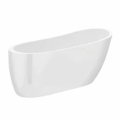 Toreno 1665 Modern Slipper Free Standing Bath 8 Toreno 1665 Modern Slipper Free Standing Bath -Dream Bathroom Shop Turin 1665 Modern Slipper Free Standing Bath d2 460