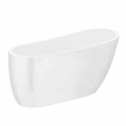 Toreno 1520 Small Modern Slipper Free Standing Bath -Dream Bathroom Shop Turin Small Modern Slipper Free Standing Bath d2 460