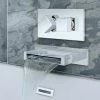 Toreno Wall Mounted Waterfall Bath Filler + Concealed Thermostatic Valve
